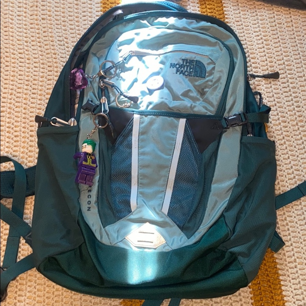 Forest Green Northface Recon Backpack